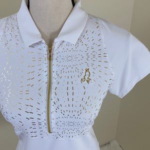 Annika Cutter & Buck 1/2 zip PGA Golf Tee